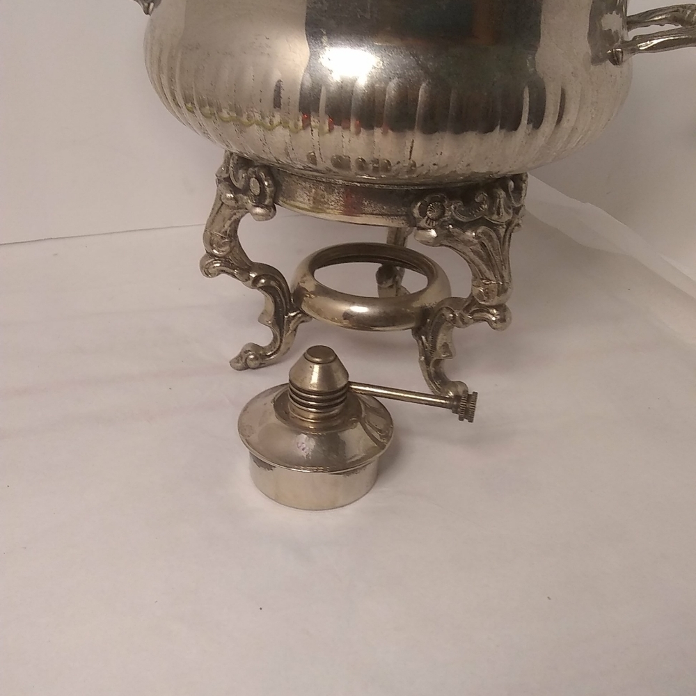 Fondue ENGLISH Silver MFG Corp USA Serving Dish
